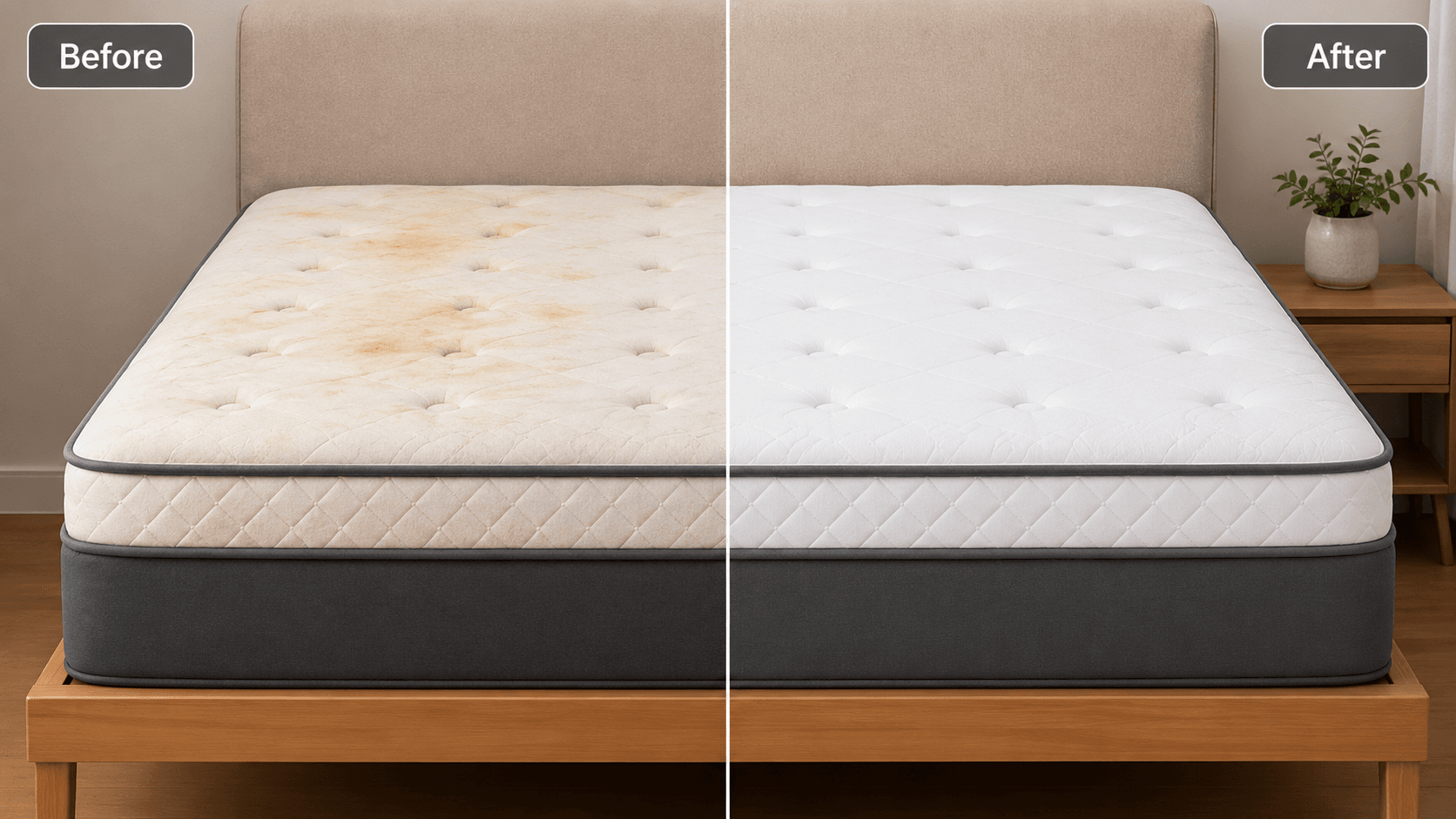 Before After Cleaning Result