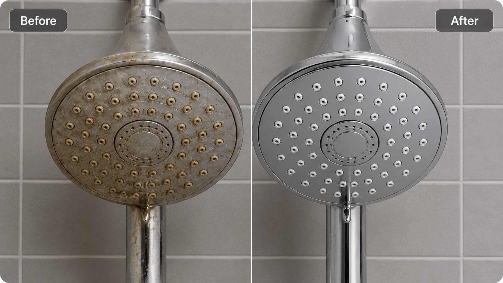 Before After Cleaning Result